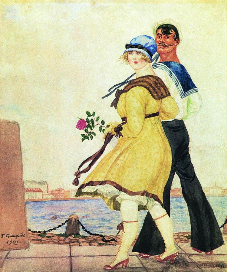 水手和他的女孩 Sailor and His Girl (1921)，鲍里斯·克斯托依列夫