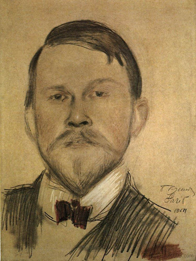 自画像 Self Portrait (1904)，鲍里斯·克斯托依列夫