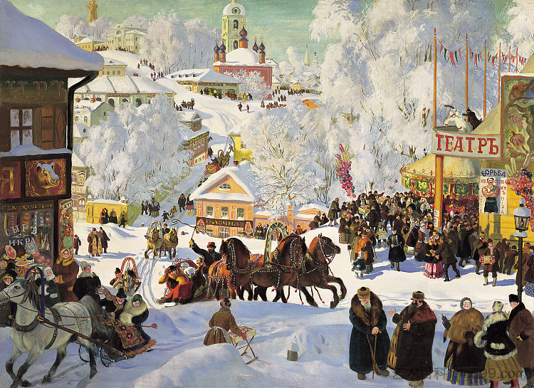 忏悔潮 Shrove-Tide (1919),鲍里斯·克斯托依列夫