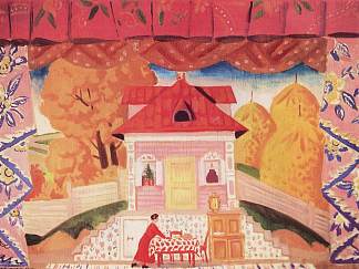 萨维利马加尔的小屋 The hut of Savely Magar (1925)，鲍里斯·克斯托依列夫
