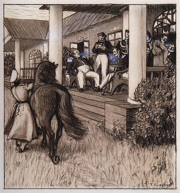 访问将军 Visit to General (1905),鲍里斯·克斯托依列夫
