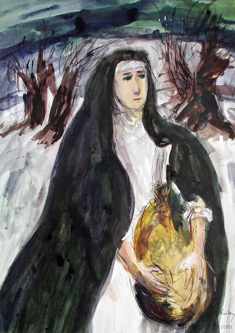兔子岛的圣玛格丽特 Saint Margaret at the Rabbits Island (1992; Budapest,Hungary ),玛丽亚·博佐基