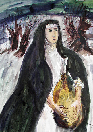 兔子岛的圣玛格丽特 Saint Margaret at the Rabbits Island (1992; Budapest,Hungary                     )，玛丽亚·博佐基