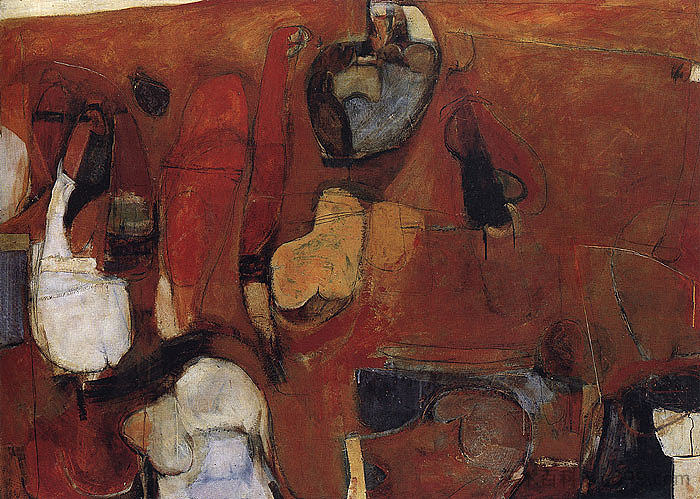 无题红画 Untitled Red Painting (1960)，布雷特·怀特利