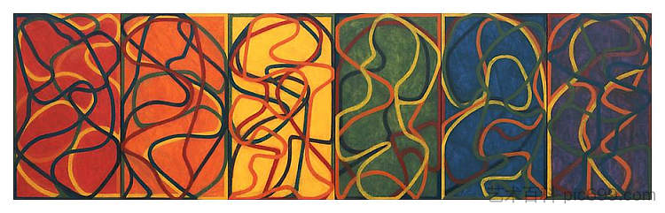 位面影像的吉祥花园（版本一） The Propitious Garden of Plane Image (Version One) (2000 - 2005)，布赖斯·马登