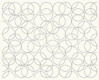 圆圈构图 5 Composition with Circles 5 (2005)，布里奇特·赖利