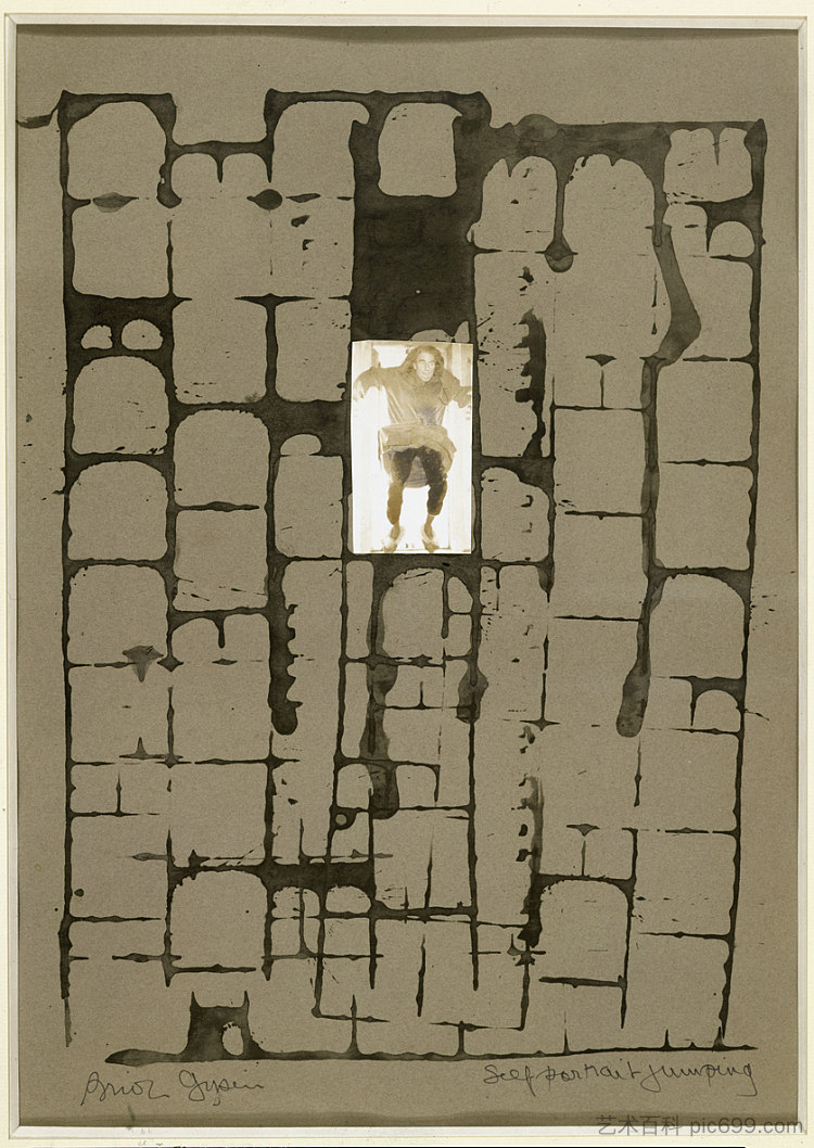 自画像跳跃 Self-Portrait Jumping (1974)，布里翁·吉辛