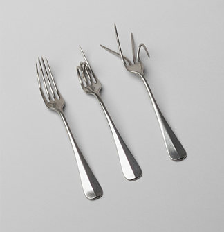 货叉设计 Fork Design (1958)，布鲁诺·莫那