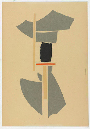 无题（图形构图） Untitled (Graphic Composition) (1951)，布鲁诺·莫那