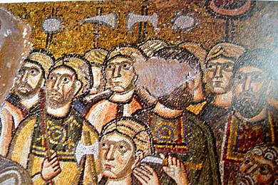 耶稣被捕 Arrest of Jesus (c.1056),拜占庭马赛克