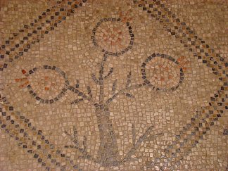 贝丝阿尔法犹太教堂马赛克 Beth Alfa Synagogue Mosaic (c.527)，拜占庭马赛克