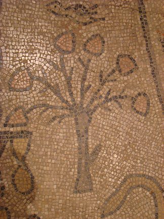贝丝阿尔法犹太教堂马赛克 Beth Alfa Synagogue Mosaic (c.527)，拜占庭马赛克