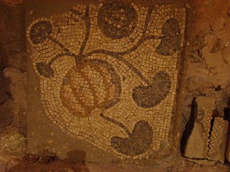 贝丝阿尔法犹太教堂马赛克 Beth Alfa Synagogue Mosaic (c.527)，拜占庭马赛克