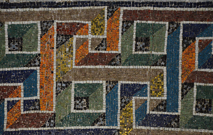 加拉普拉西迪亚陵墓的中央因特多斯装饰 Central Intrados Decoration of the Mausoleum of Galla Placidia (c.425),拜占庭马赛克