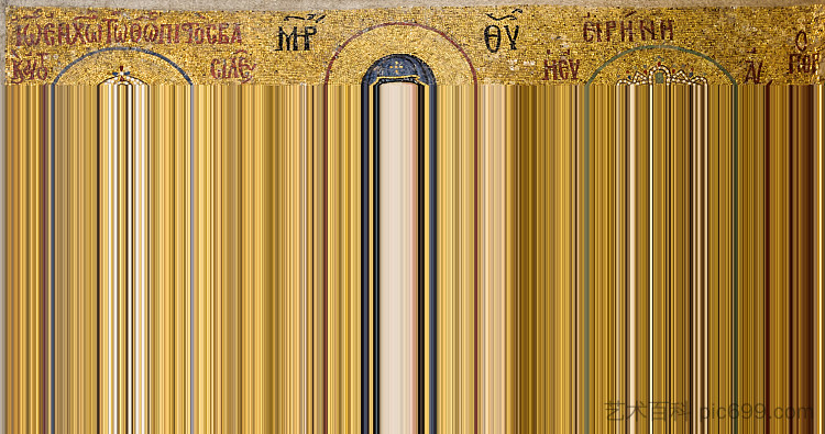 科姆努斯马赛克 The Comnenus Mosaics (c.1122),拜占庭马赛克
