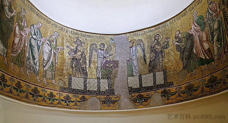 圣体圣事周期 Eucharist Cycle (c.1113),拜占庭马赛克