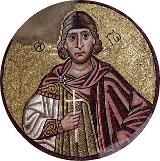约翰· S.John (c.1025)，拜占庭马赛克