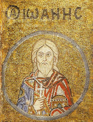 塞巴斯特·约翰殉道者 Martyr of Sebaste John (c.1030)，拜占庭马赛克
