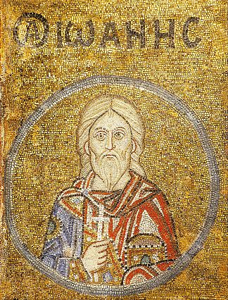 塞巴斯特·约翰殉道者 Martyr of Sebaste John (c.1030)，拜占庭马赛克