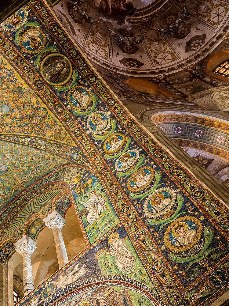 凯旋门马赛克 Triumphal Arch Mosaics (c.547),拜占庭马赛克