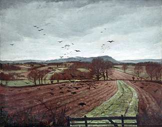 冬季景观 A Winter Landscape (1926)，内文森