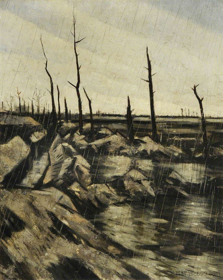 战斗后的雨和泥 Rain and Mud After the Battle (1917)，内文森