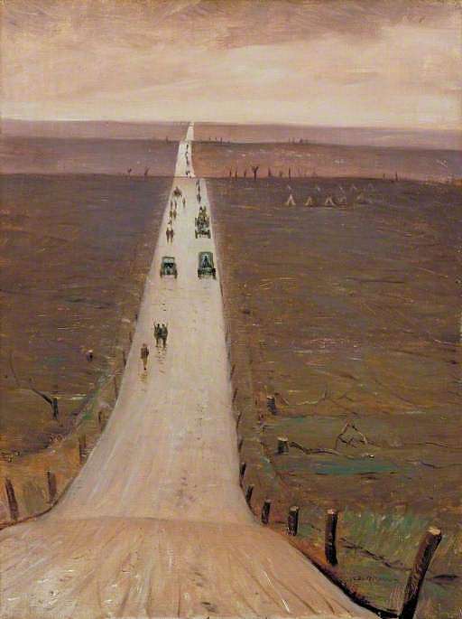 从阿拉斯到巴波姆的道路 The Road from Arras to Bapaume (1917)，内文森