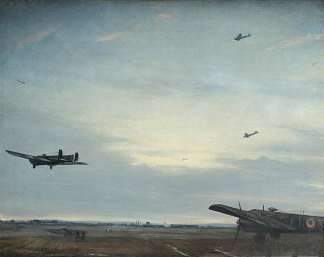 惠特利轰炸机。黎明归来 Whitley Bomber. Dawn Return (1940)，内文森
