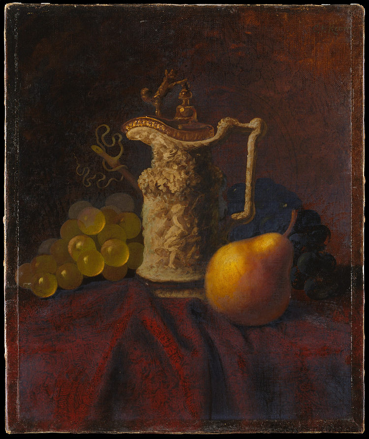 静物与水壶和水果 Still Life with Ewer and Fruit，卡杜尔西斯金雀花云马