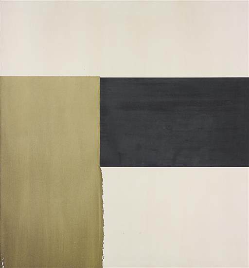 外露画， 橄榄绿 Exposed Painting, Olive Green (1998)，卡勒姆·英尼斯