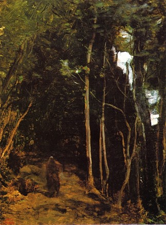 丰丹白露的森林 Forest in Fontainbleau，卡米耶·柯罗
