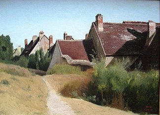 奥尔良附近的房屋 Houses near Orleans (1830)，卡米耶·柯罗