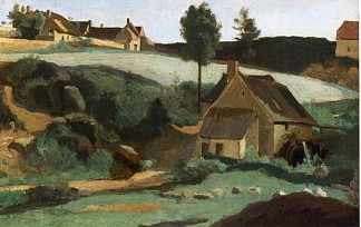 莫尔万，小磨坊 Morvan, The Little Mill，卡米耶·柯罗