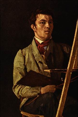 自画像 Self-portrait (c.1825)，卡米耶·柯罗