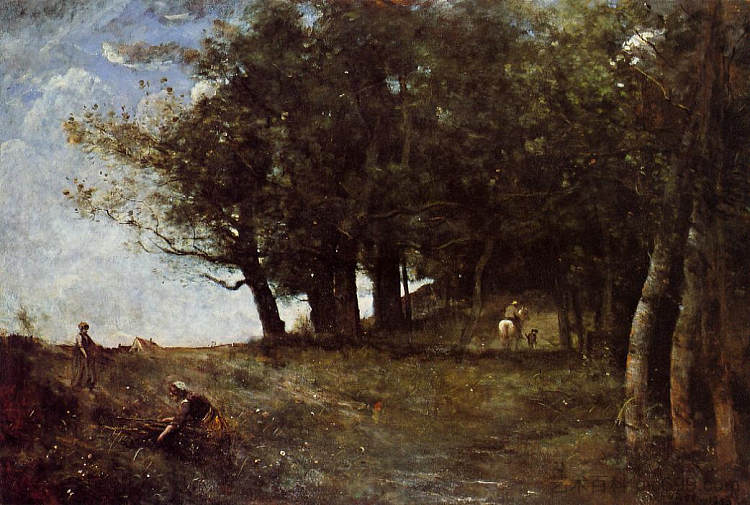 林业工人 The Forestry Workers (c.1874 - c.1875),卡米耶·柯罗
