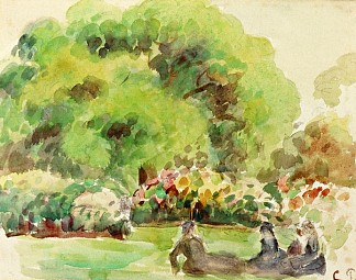 卡涅斯景观 Cagnes Landscape，卡米耶·毕沙罗
