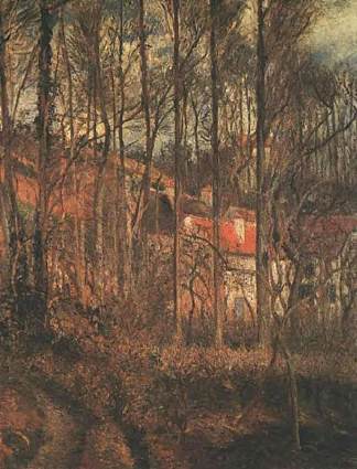 灰色的一天，瓦兹河岸 Grey Day, Banks of the Oise (1878)，卡米耶·毕沙罗