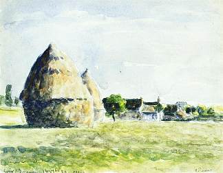 草堆 Haystacks (1889)，卡米耶·毕沙罗