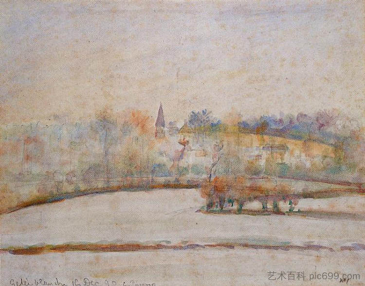 霜 Hoarfrost (1890)，卡米耶·毕沙罗