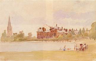 肯辛顿花园 Kensington Gardens (c.1890)，卡米耶·毕沙罗