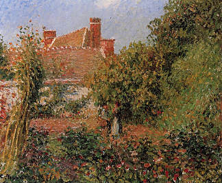 埃拉尼的厨房花园，下午 Kitchen Garden in Eragny, Afternoon (1901)，卡米耶·毕沙罗