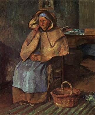 加斯帕德母亲 La Mere Gaspard (1876)，卡米耶·毕沙罗