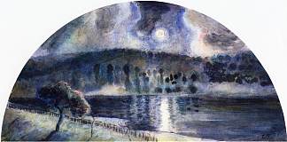 景观 Landscape (c.1890)，卡米耶·毕沙罗