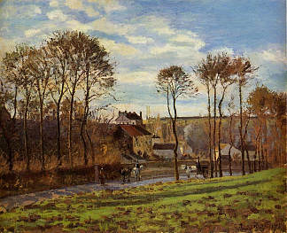 蓬图瓦兹，莱斯马图林 Pontoise, Les Mathurins (1873)，卡米耶·毕沙罗