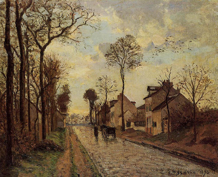 卢维西讷路 The Louveciennes Road (1870),卡米耶·毕沙罗