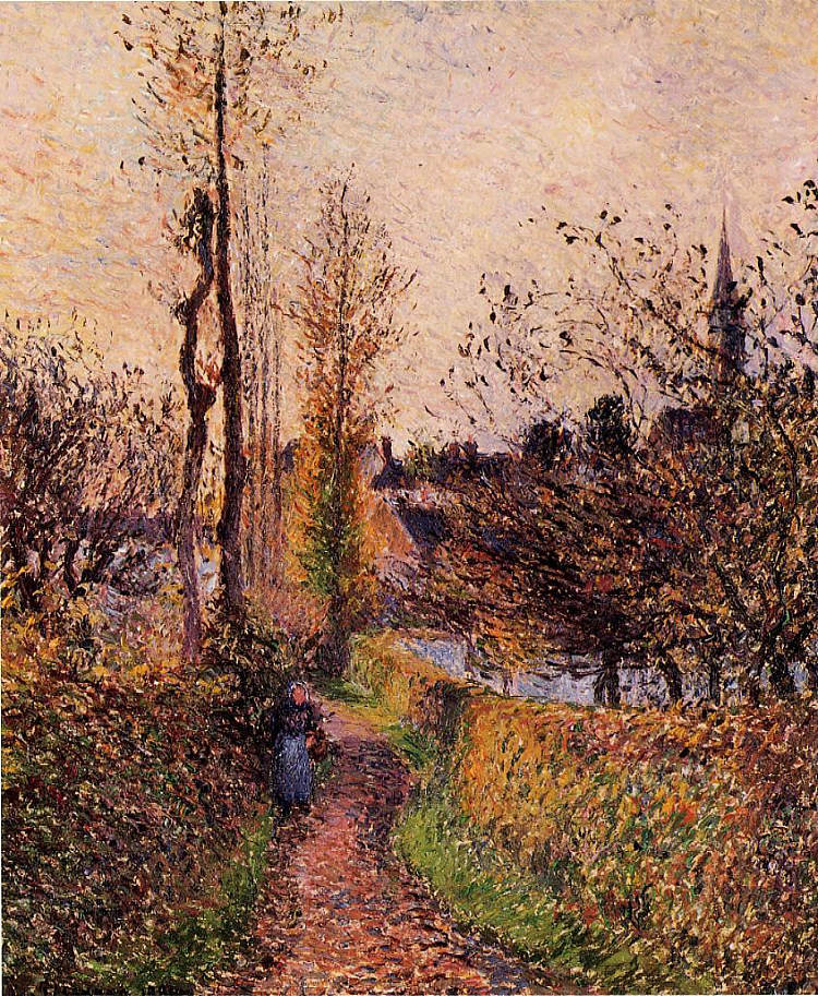 盆地之路 The path of Basincourt (1884),卡米耶·毕沙罗
