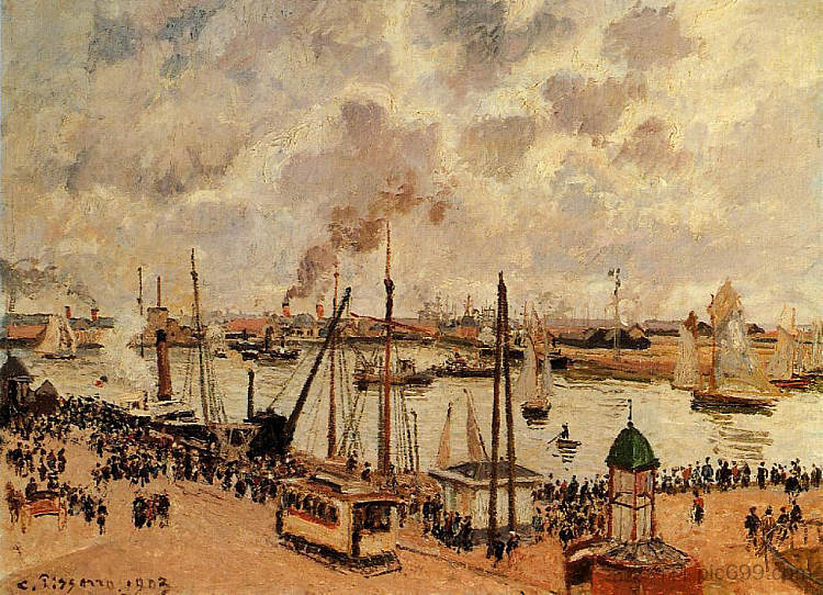 勒阿弗尔港 The Port of Le Havre (1903)，卡米耶·毕沙罗