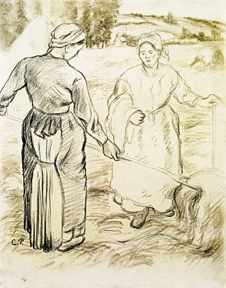 泰德斯 The Tedders (c.1880 – c.1881)，卡米耶·毕沙罗