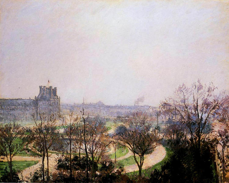 杜乐丽花园 The Tuileries Gardens (1900)，卡米耶·毕沙罗