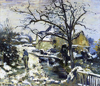 蒙特福柯的冬天 2 Winter at Montfoucault 2 (1875)，卡米耶·毕沙罗